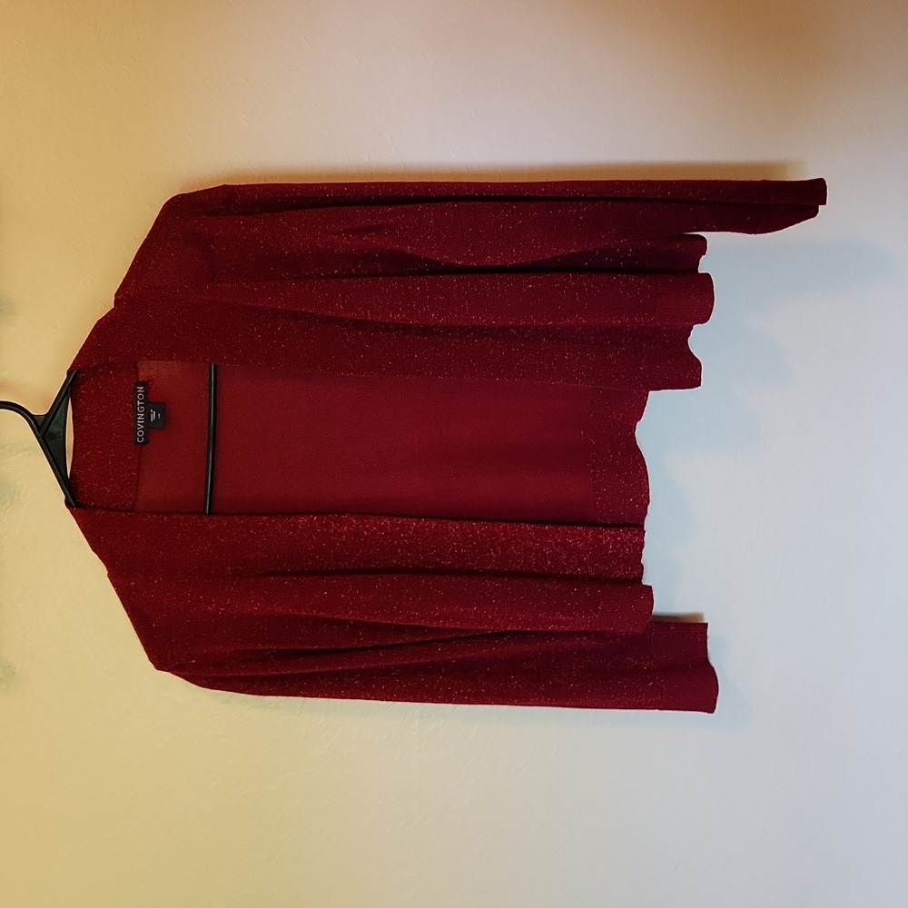 Sparkly red camisole